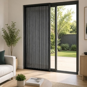 Retractable Screen Door With All Aluminum Structure Invisible Mosquito Screen