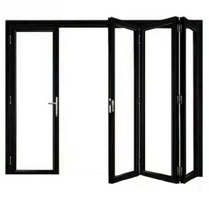 Folding Style Cheap Aluminum Interior Acrylic Folding Door Customize Size Color