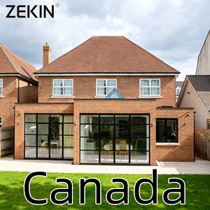 ZEKIN USA Project Villa AS2047 Certified Aluminum Window&Door Tempered Glass Heat Insulation Hurricane Impact Proof Other Window