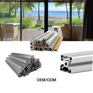 Thermally Broken Aluminum Window Frame Profile Extrusion